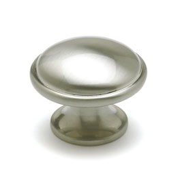 brushed nickel knob