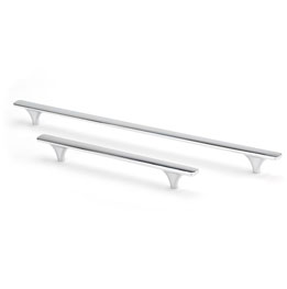 brushed steel flat top