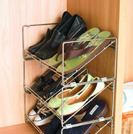 stackleable shoe rack